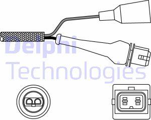 Delphi ES11000-12B1 - Sonda Lambda aaoparts.ro