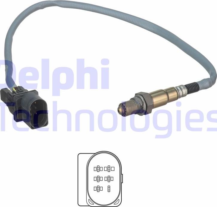 Delphi ES20549-12B1 - Sonda Lambda aaoparts.ro