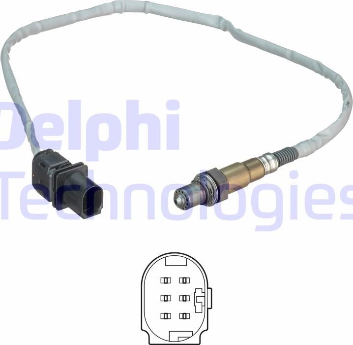 Delphi ES20541-12B1 - Sonda Lambda aaoparts.ro