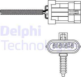 Delphi ES20135-12B1 - Sonda Lambda aaoparts.ro