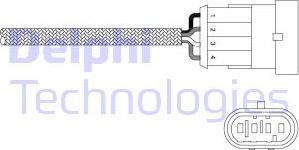 Delphi ES20344-12B1 - Sonda Lambda aaoparts.ro