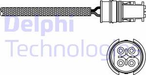 Delphi ES20313-12B1 - Sonda Lambda aaoparts.ro