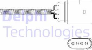 Delphi ES20338-12B1 - Sonda Lambda aaoparts.ro