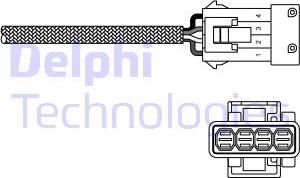 Delphi ES20230-12B1 - Sonda Lambda aaoparts.ro