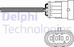 Delphi ES20231-12B1 - Sonda Lambda aaoparts.ro
