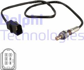 Delphi ES21096-12B1 - Sonda Lambda aaoparts.ro