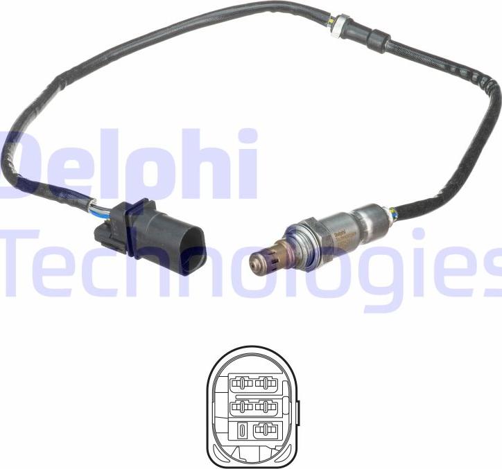 Delphi ES21091-12B1 - Sonda Lambda aaoparts.ro