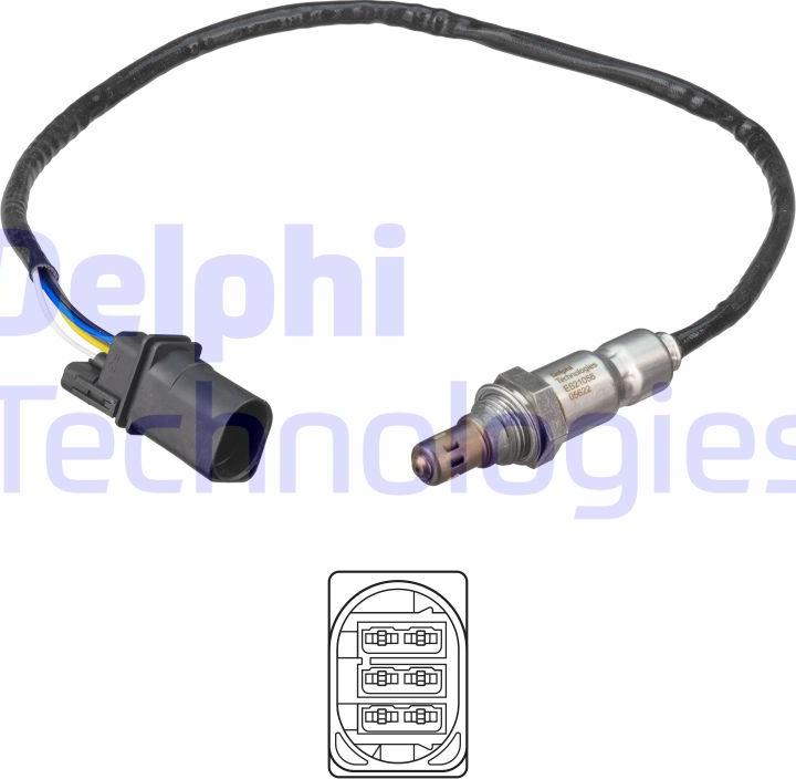 Delphi ES21056-12B1 - Sonda Lambda aaoparts.ro