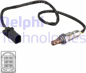 Delphi ES21084-12B1 - Sonda Lambda aaoparts.ro