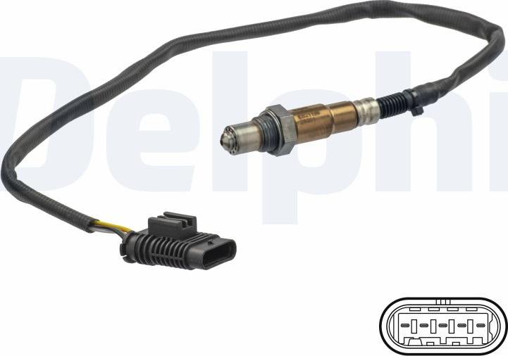 Delphi ES21199-18B1 - Sonda Lambda aaoparts.ro