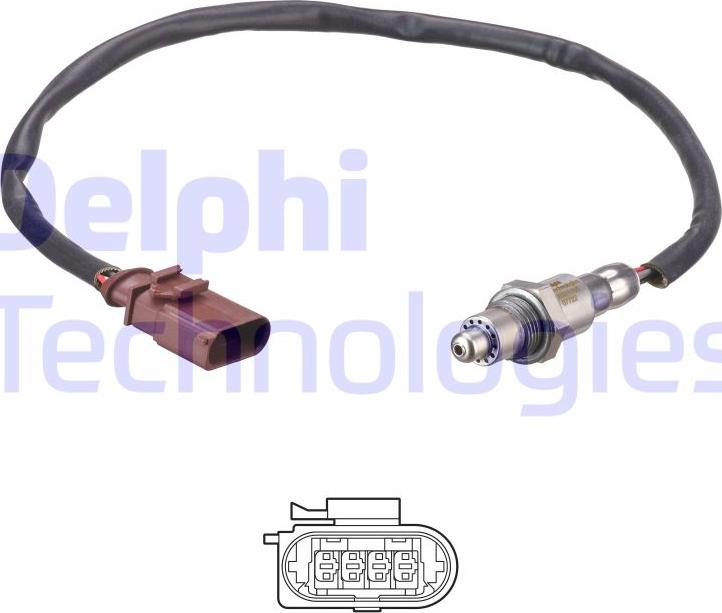 Delphi ES21155-12B1 - Sonda Lambda aaoparts.ro