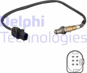 Delphi ES21150-12B1 - Sonda Lambda aaoparts.ro