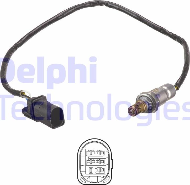 Delphi ES21153-12B1 - Sonda Lambda aaoparts.ro