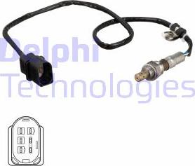 Delphi ES21102-12B1 - Sonda Lambda aaoparts.ro