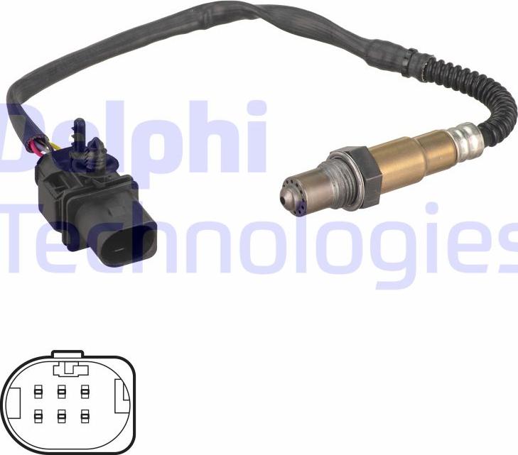 Delphi ES21115-12B1 - Sonda Lambda aaoparts.ro
