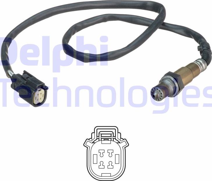 Delphi ES21126-12B1 - Sonda Lambda aaoparts.ro