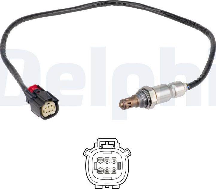 Delphi ES21398-12B1 - Sonda Lambda aaoparts.ro