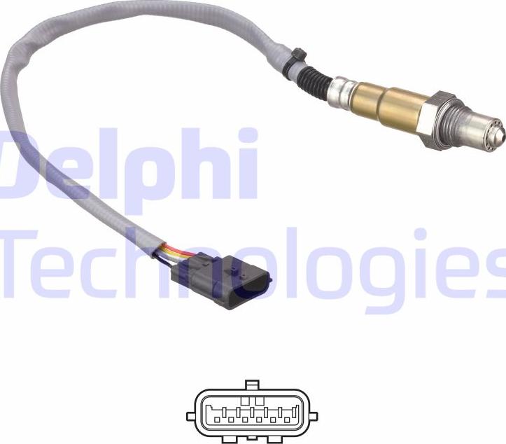 Delphi ES21350-12B1 - Sonda Lambda aaoparts.ro