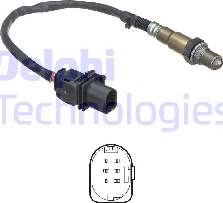 Delphi ES21306-12B1 - Sonda Lambda aaoparts.ro