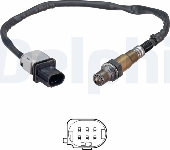 Delphi ES21302-12B1 - Sonda Lambda aaoparts.ro