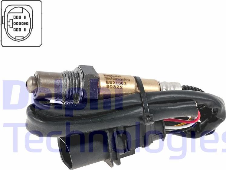 Delphi ES21383-12B1 - Sonda Lambda aaoparts.ro