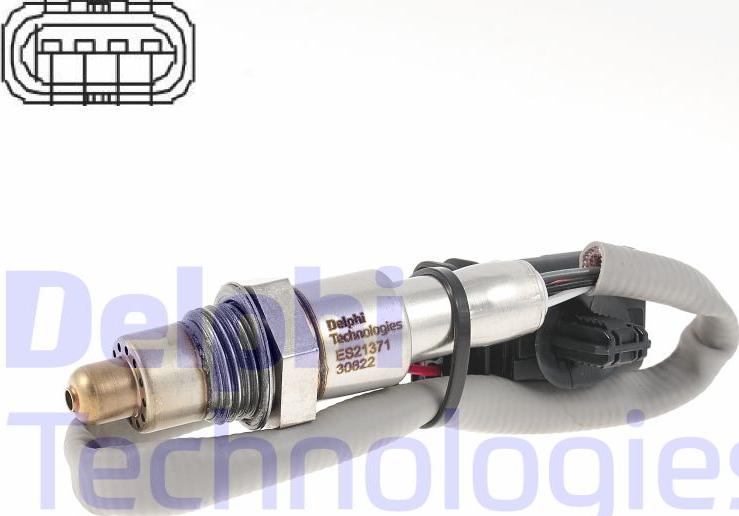 Delphi ES21371-12B1 - Sonda Lambda aaoparts.ro