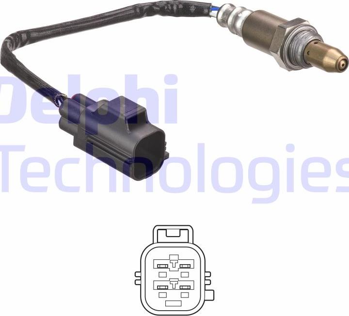 Delphi ES21290-12B1 - Sonda Lambda aaoparts.ro