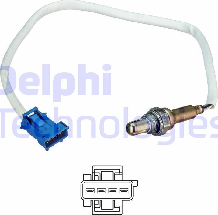 Delphi ES21244-12B1 - Sonda Lambda aaoparts.ro