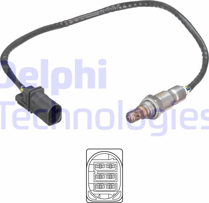 Delphi ES21246-12B1 - Sonda Lambda aaoparts.ro