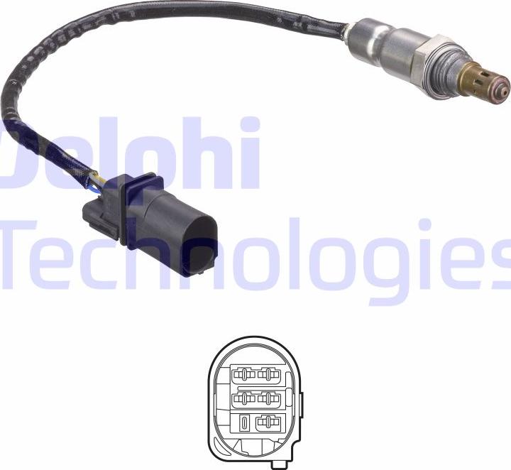 Delphi ES21252-12B1 - Sonda Lambda aaoparts.ro