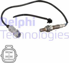 Delphi ES21261-12B1 - Sonda Lambda aaoparts.ro