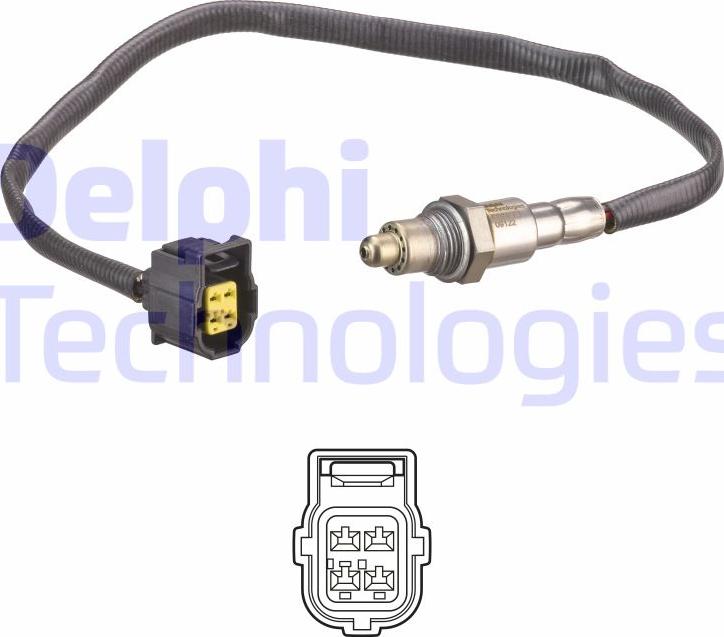 Delphi ES21202-12B1 - Sonda Lambda aaoparts.ro