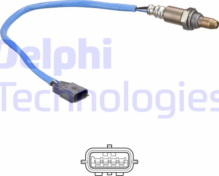 Delphi ES21216-12B1 - Sonda Lambda aaoparts.ro