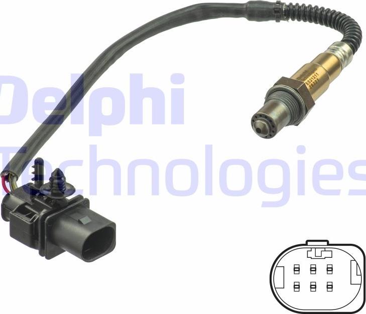 Delphi ES21211-12B1 - Sonda Lambda aaoparts.ro