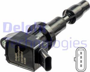 Delphi GN10914-12B1 - Bobina de inductie aaoparts.ro