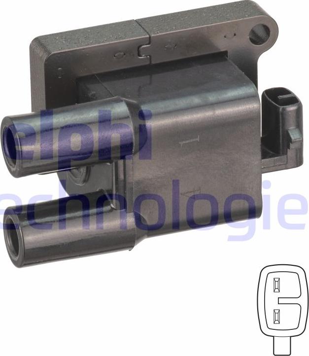 Delphi GN11037-12B1 - Bobina de inductie aaoparts.ro