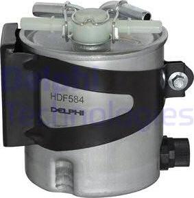 Delphi HDF584 - Filtru combustibil aaoparts.ro