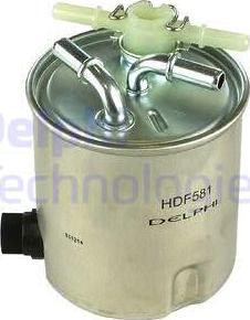 Delphi HDF581 - Filtru combustibil aaoparts.ro