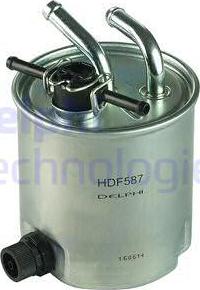 Delphi HDF587 - Filtru combustibil aaoparts.ro