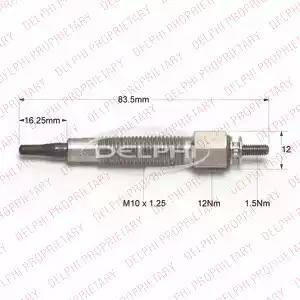 Delphi HDS815 - Bujie incandescenta aaoparts.ro