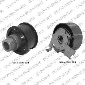 Delphi KDB168 - Set curea de distributie aaoparts.ro