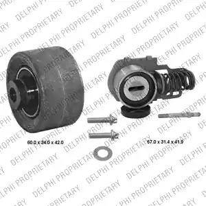 Delphi KDB117 - Set curea de distributie aaoparts.ro