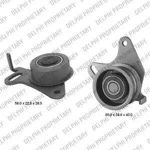 Delphi KDB268 - Set curea de distributie aaoparts.ro