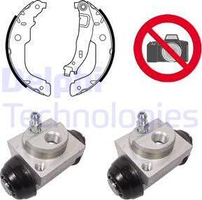 Delphi KP1115 - Set saboti frana aaoparts.ro