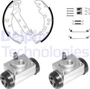 Delphi KP1118 - Set saboti frana aaoparts.ro