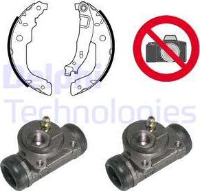 Delphi KP1113 - Set saboti frana aaoparts.ro