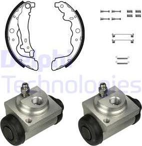 Delphi KP1139 - Set saboti frana aaoparts.ro