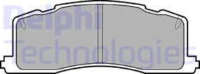 Delphi LP943 - Set placute frana,frana disc aaoparts.ro