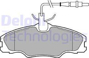 Delphi LP985 - Set placute frana,frana disc aaoparts.ro