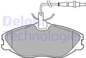 Delphi LP986 - Set placute frana,frana disc aaoparts.ro